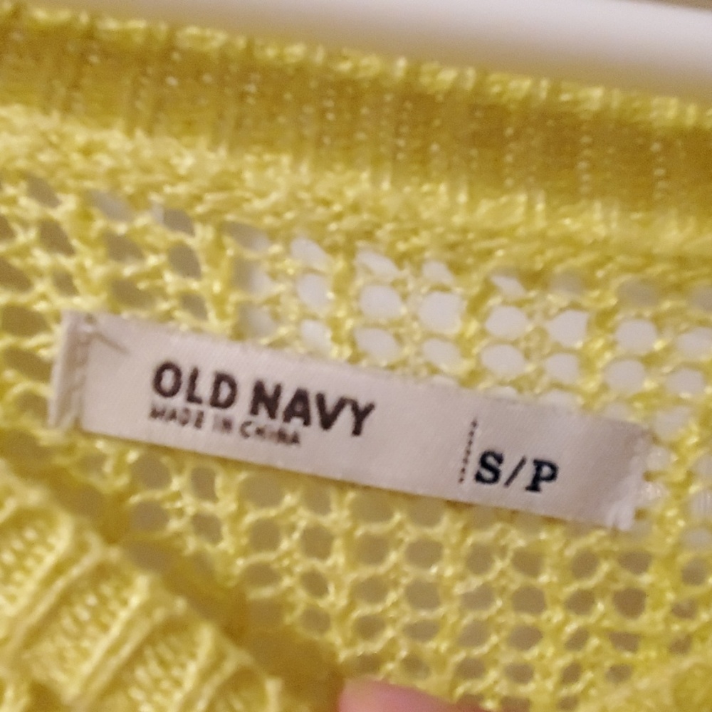Old Navy Womens S Yellow Sweater - Picture 3 of 3